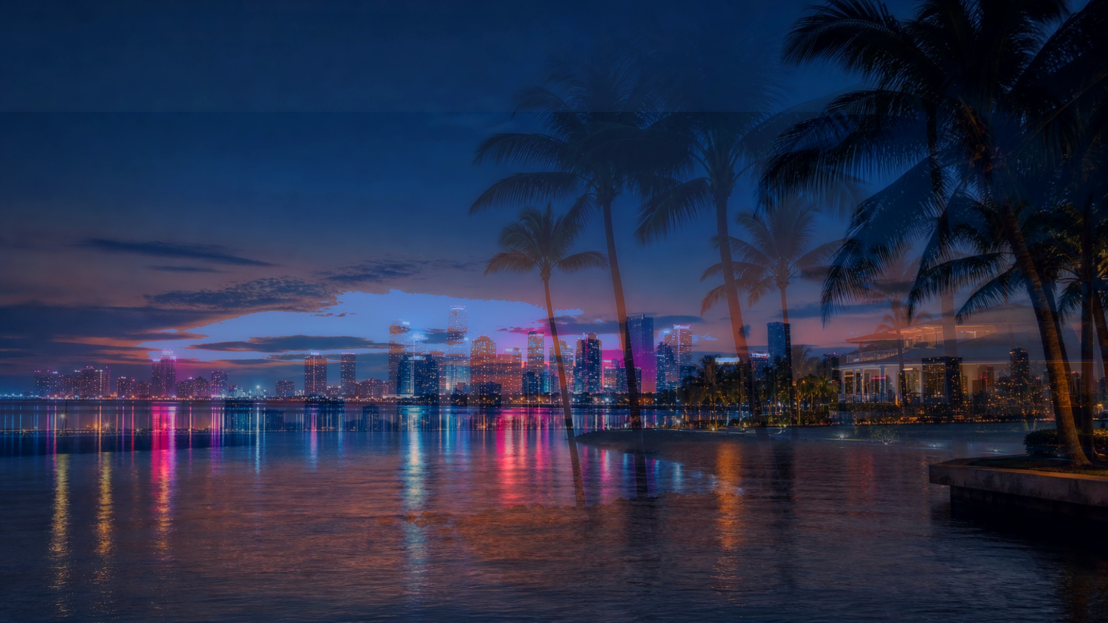 Marina at dusk